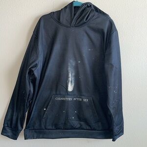 Cigarettes After Sex UNISEX Black Hoddie  Size XL